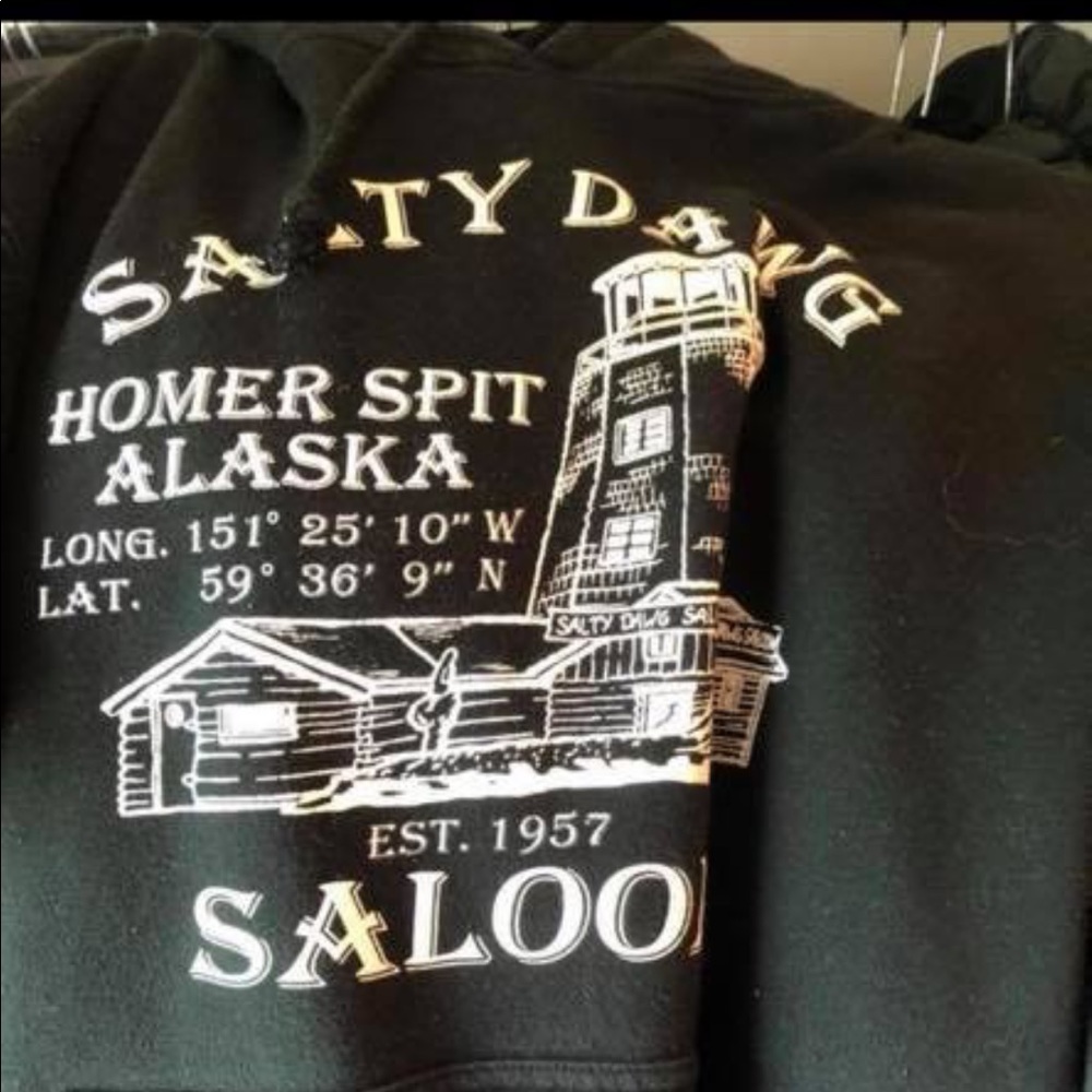 Salty Dawg Sweatshirt Homer Alaska